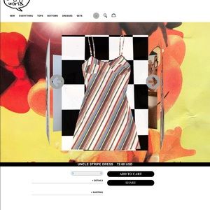 NWT Omighty Uncle Stripe Dress